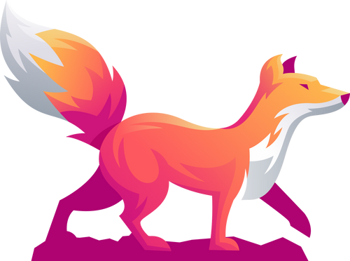 ORANGE FOX ANIMAL